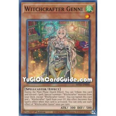 Witchcrafter Genni (Common) – 2021 Tin of Ancient Battles | Carta YUGIOH en México