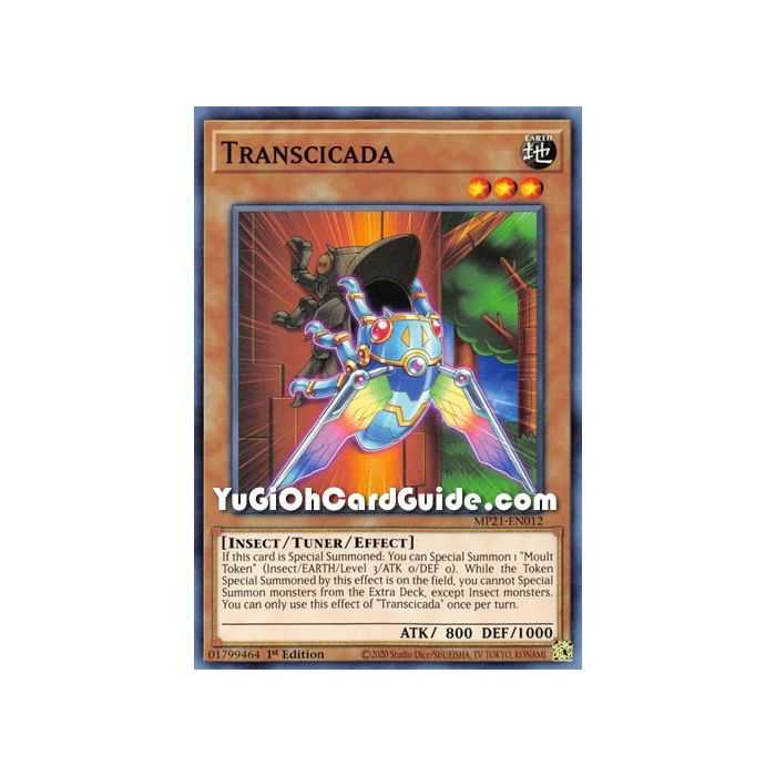Transcicada (Common) – 2021 Tin of Ancient Battles | Carta YUGIOH en México