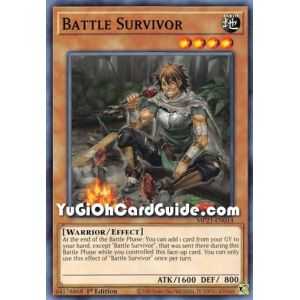Battle Survivor (Common) – 2021 Tin of Ancient Battles | Carta YUGIOH en México