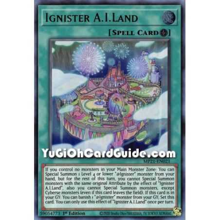 Ignister A.I.Land (Ultra Rare) – 2021 Tin of Ancient Battles | Carta YUGIOH en México
