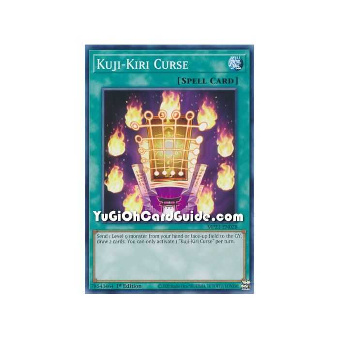 Kuji-Kiri Curse (Common) – 2021 Tin of Ancient Battles | Carta YUGIOH en México