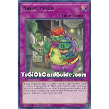 Sales Pitch (Rare) – 2021 Tin of Ancient Battles | Carta YUGIOH en México