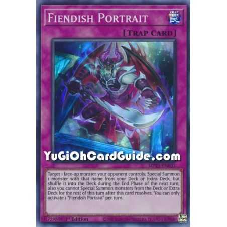 Fiendish Portrait (Super Rare) – 2021 Tin of Ancient Battles | Carta YUGIOH en México