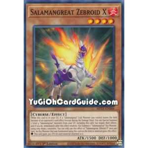 Salamangreat Zebroid X (Common) – 2021 Tin of Ancient Battles | Carta YUGIOH en México