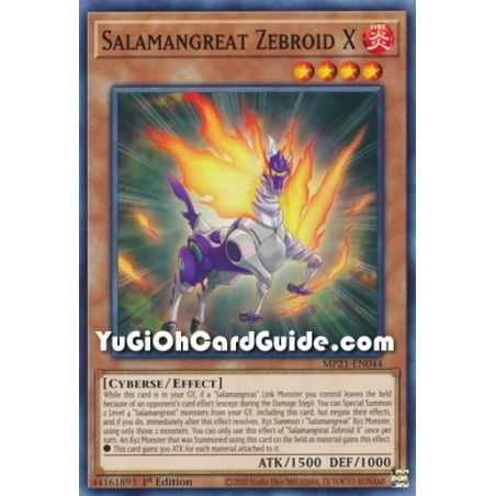 Salamangreat Zebroid X (Common) – 2021 Tin of Ancient Battles | Carta YUGIOH en México