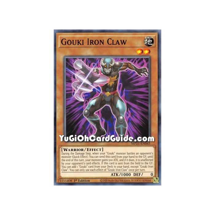 Gouki Iron Claw (Common) – 2021 Tin of Ancient Battles | Carta YUGIOH en México