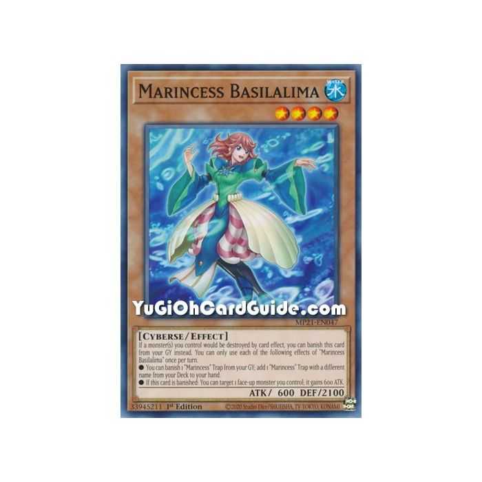 Marincess Basilalima (Common) – 2021 Tin of Ancient Battles | Carta YUGIOH en México