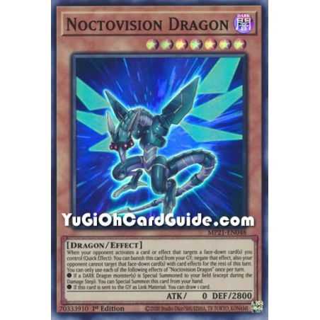 Noctovision Dragon (Super Rare) – 2021 Tin of Ancient Battles | Carta YUGIOH en México