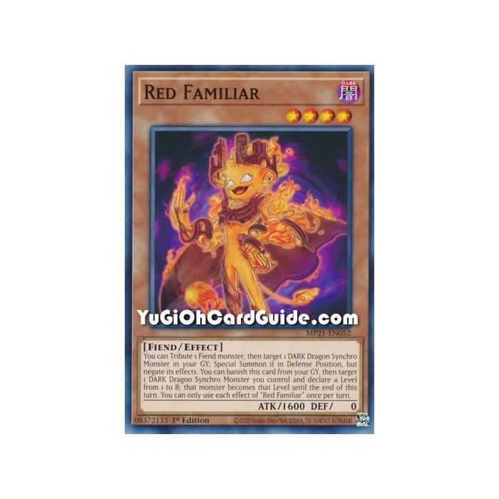 Red Familiar (Common) – 2021 Tin of Ancient Battles | Carta YUGIOH en México