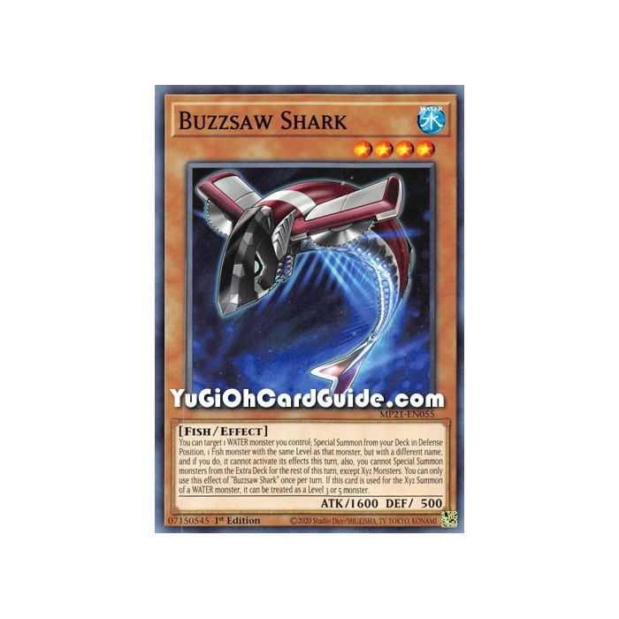 Buzzsaw Shark (Common) – 2021 Tin of Ancient Battles | Carta YUGIOH en México