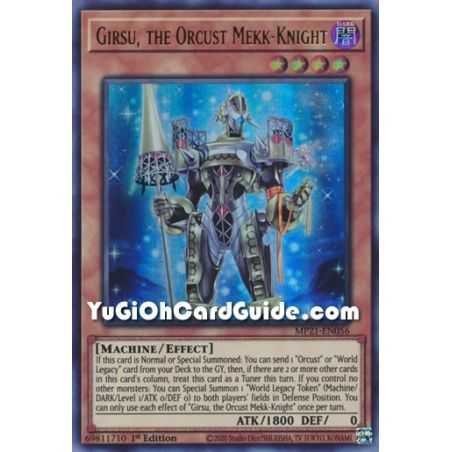 Girsu, the Orcust Mekk-Knight (Ultra Rare) – 2021 Tin of Ancient Battles | Carta YUGIOH en México