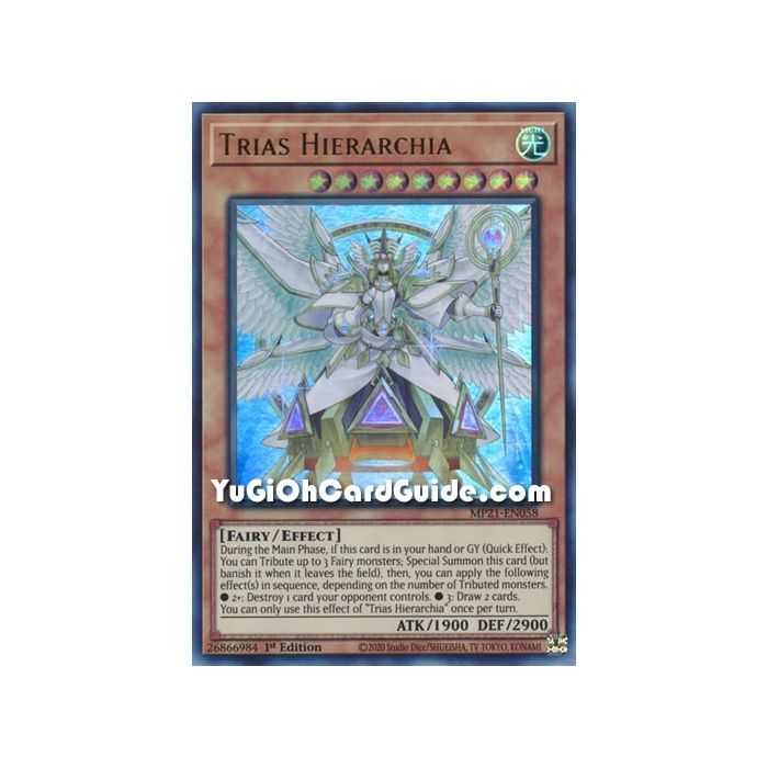 Trias Hierarchia (Ultra Rare) – 2021 Tin of Ancient Battles | Carta YUGIOH en México