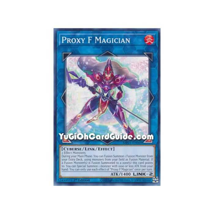 Proxy F Magician (Common) – 2021 Tin of Ancient Battles | Carta YUGIOH en México