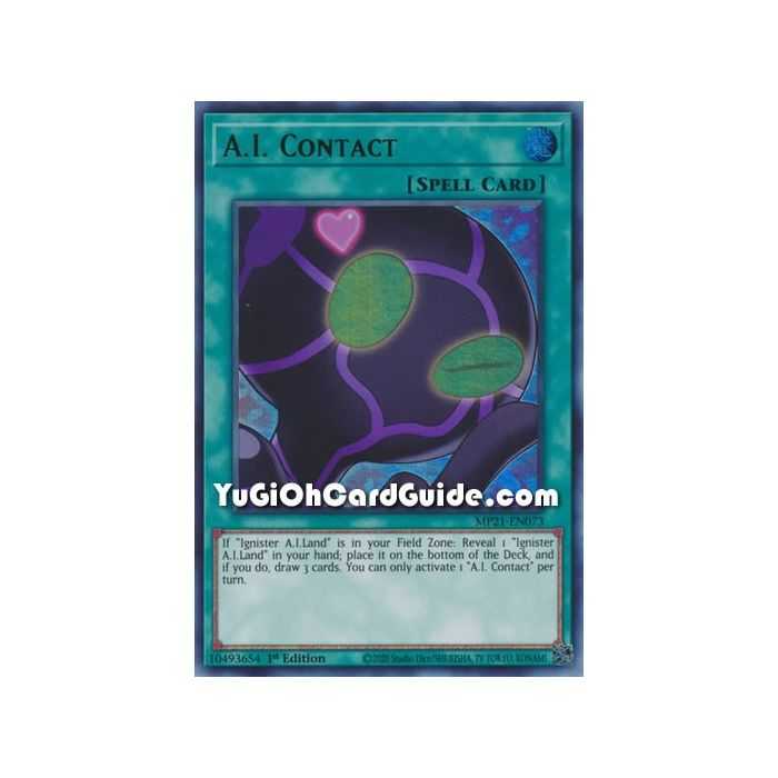 A.I. Contact (Ultra Rare) – 2021 Tin of Ancient Battles | Carta YUGIOH en México