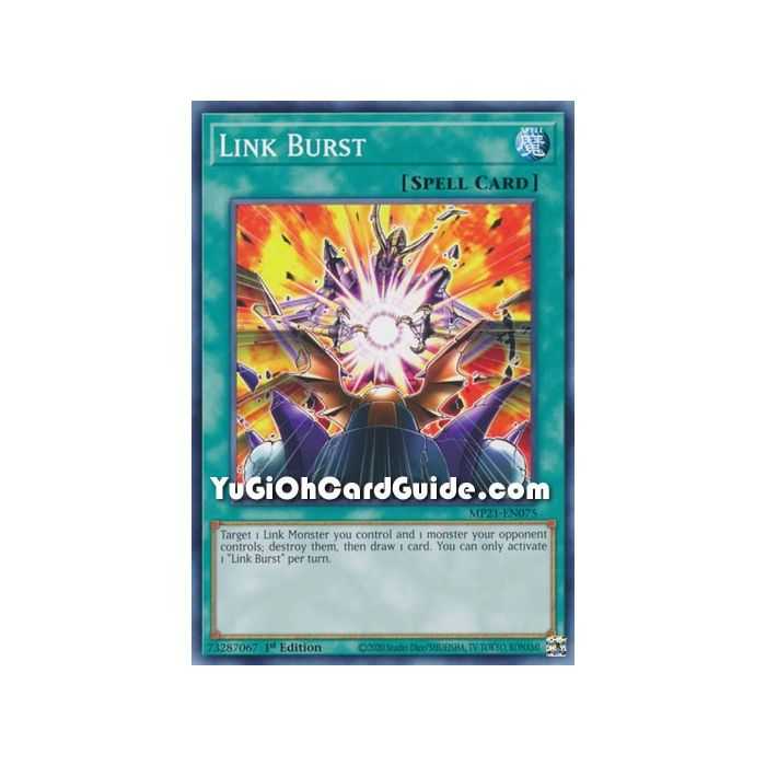 Link Burst (Common) – 2021 Tin of Ancient Battles | Carta YUGIOH en México