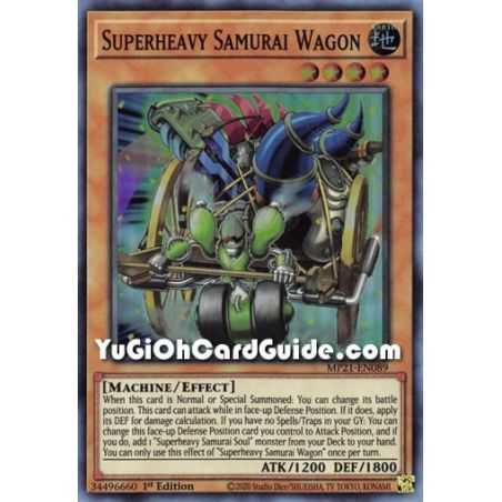 Superheavy Samurai Wagon (Super Rare) – 2021 Tin of Ancient Battles | Carta YUGIOH en México