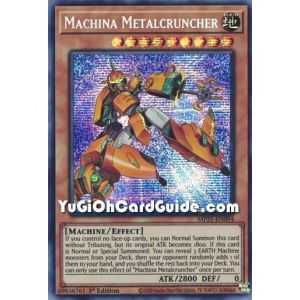 Machina Metalcruncher (Prismatic Secret Rare) – 2021 Tin of Ancient Battles | Carta YUGIOH en México