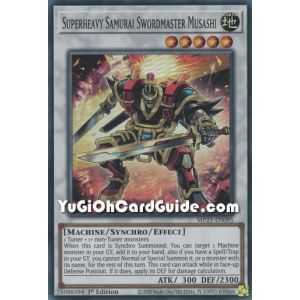 Superheavy Samurai Swordmaster Musashi (Super Rare) – 2021 Tin of Ancient Battles | Carta YUGIOH en México