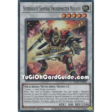 Superheavy Samurai Swordmaster Musashi (Super Rare) – 2021 Tin of Ancient Battles | Carta YUGIOH en México