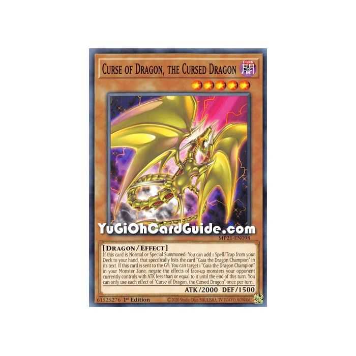 Curse of Dragon, the Cursed Dragon (Common) – 2021 Tin of Ancient Battles | Carta YUGIOH en México