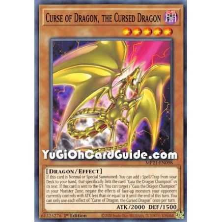 Curse of Dragon, the Cursed Dragon (Common) – 2021 Tin of Ancient Battles | Carta YUGIOH en México