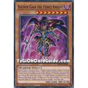 Soldier Gaia the Fierce Knight (Common) – 2021 Tin of Ancient Battles | Carta YUGIOH en México