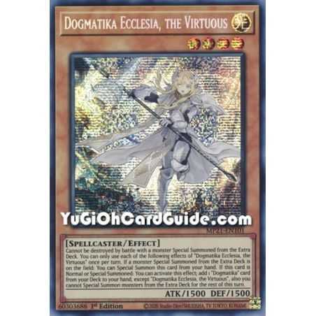 Dogmatika Ecclesia, the Virtuous (Prismatic Secret Rare) – 2021 Tin of Ancient Battles | Carta YUGIOH en México