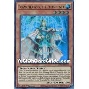 Dogmatika Adin, the Enlightened (Ultra Rare) – 2021 Tin of Ancient Battles | Carta YUGIOH en México