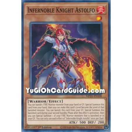Infernoble Knight Astolfo (Common) – 2021 Tin of Ancient Battles | Carta YUGIOH en México