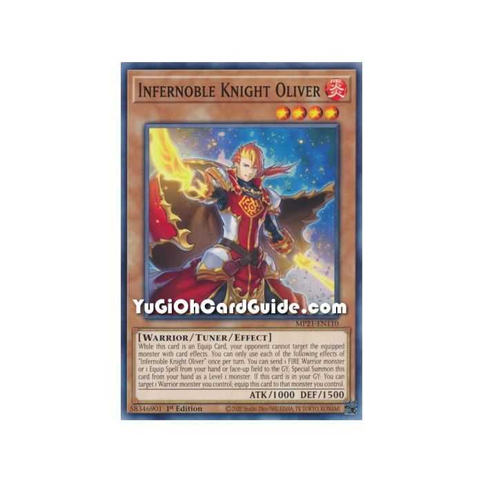 Infernoble Knight Oliver (Common) – 2021 Tin of Ancient Battles | Carta YUGIOH en México