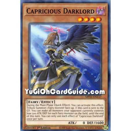 Capricious Darklord (Common) – 2021 Tin of Ancient Battles | Carta YUGIOH en México