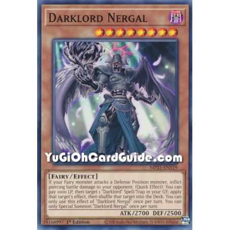 Darklord Nergal (Common) – 2021 Tin of Ancient Battles | Carta YUGIOH en México