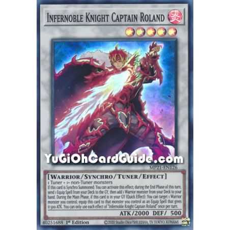Infernoble Knight Captain Roland (Super Rare) – 2021 Tin of Ancient Battles | Carta YUGIOH en México