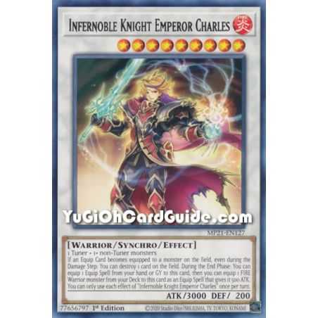 Infernoble Knight Emperor Charles (Rare) – 2021 Tin of Ancient Battles | Carta YUGIOH en México