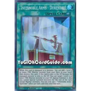 "Infernoble Arms - Durendal" (Super Rare) – 2021 Tin of Ancient Battles | Carta YUGIOH en México