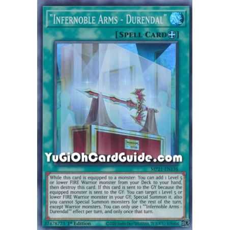 "Infernoble Arms - Durendal" (Super Rare) – 2021 Tin of Ancient Battles | Carta YUGIOH en México