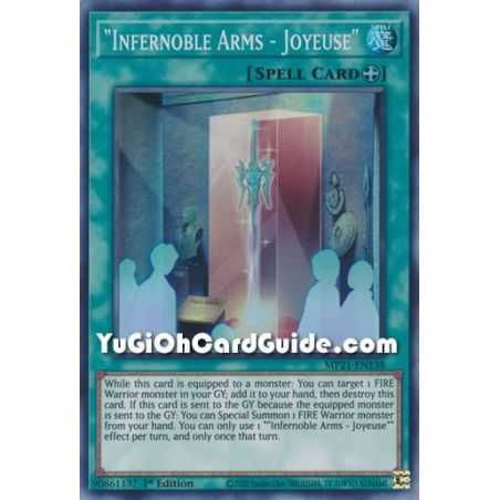"Infernoble Arms - Joyeuse" (Super Rare) – 2021 Tin of Ancient Battles | Carta YUGIOH en México