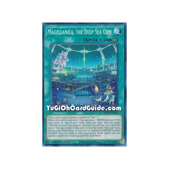Magellanica, the Deep Sea City (Common) – 2021 Tin of Ancient Battles | Carta YUGIOH en México