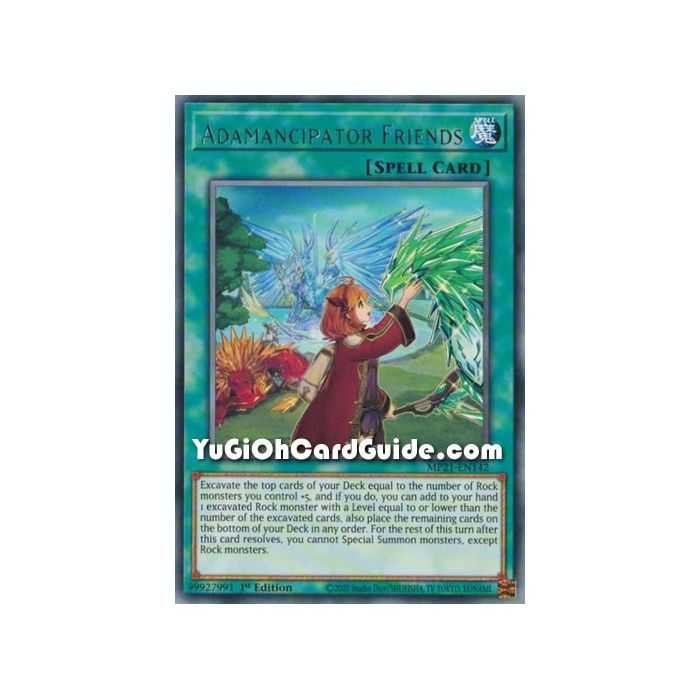Adamancipator Friends (Rare) – 2021 Tin of Ancient Battles | Carta YUGIOH en México