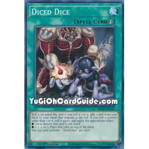 Diced Dice (Common) – 2021 Tin of Ancient Battles | Carta YUGIOH en México