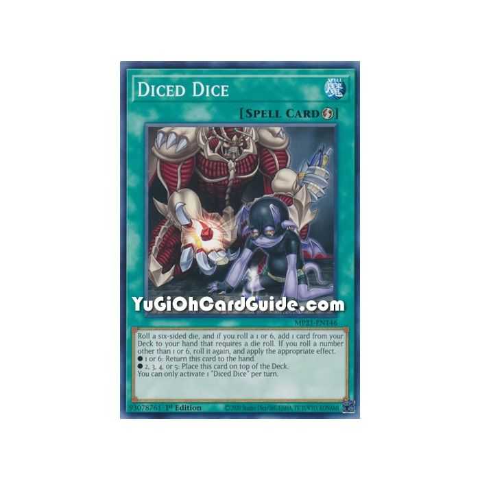 Diced Dice (Common) – 2021 Tin of Ancient Battles | Carta YUGIOH en México