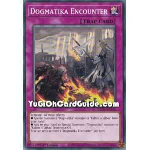 Dogmatika Encounter (Common) – 2021 Tin of Ancient Battles | Carta YUGIOH en México