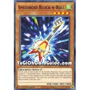 Speedroid Block-n-Roll (Common) – 2021 Tin of Ancient Battles | Carta YUGIOH en México