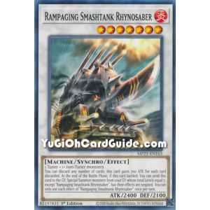 Rampaging Smashtank Rhynosaber (Common) – 2021 Tin of Ancient Battles | Carta YUGIOH en México