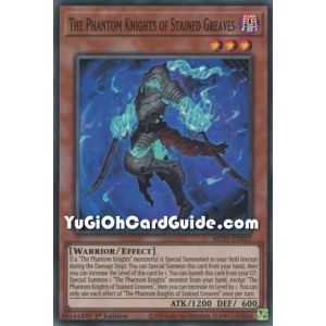The Phantom Knights of Stained Greaves (Super Rare) – 2021 Tin of Ancient Battles | Carta YUGIOH en México