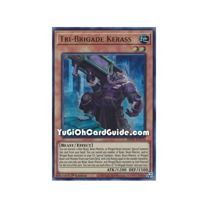 Tri-Brigade Kerass (Ultra Rare) – 2021 Tin of Ancient Battles | Carta YUGIOH en México