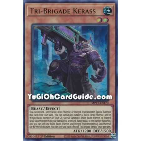 Tri-Brigade Kerass (Ultra Rare) – 2021 Tin of Ancient Battles | Carta YUGIOH en México