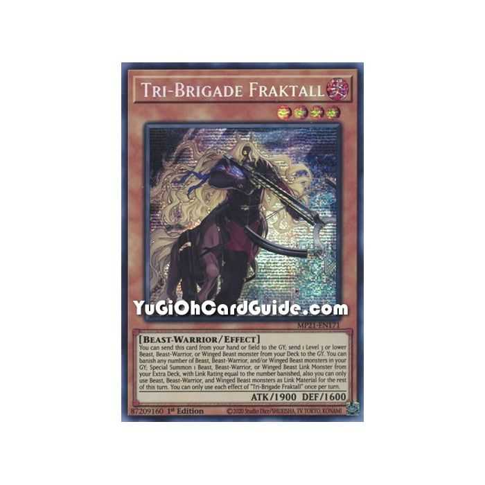 Tri-Brigade Fraktall (Prismatic Secret Rare) – 2021 Tin of Ancient Battles | Carta YUGIOH en México