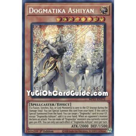 Dogmatika Ashiyan (Prismatic Secret Rare) – 2021 Tin of Ancient Battles | Carta YUGIOH en México
