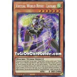 Virtual World Roshi - Laolao (Prismatic Secret Rare) – 2021 Tin of Ancient Battles | Carta YUGIOH en México
